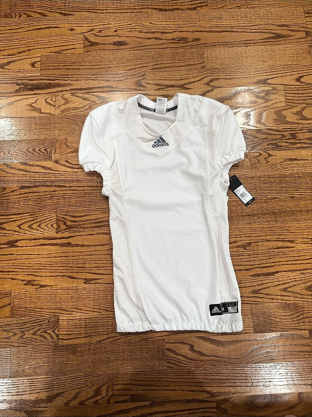 adidas Techfit Hyped Football Jersey Men's White Medium